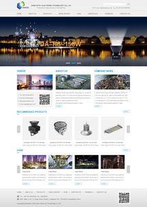 达恩斯光电网站效果图 深圳网络公司如何打造专业视觉与卓越体验